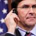 U.S. Secretary of Defense Mark Esper reacts during a joint news conference with Japan's Defense Minister Taro Kono at the Pentagon in Washington, U.S., January 14, 2020. REUTERS/Joshua Roberts