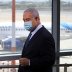 Israeli Prime Minister Benjamin Netanyahu prepares to give a statement at Ben Gurion International Airport, in Lod, near Tel Aviv, Israel August 17, 2020. Emil Salman/Pool via REUTERS